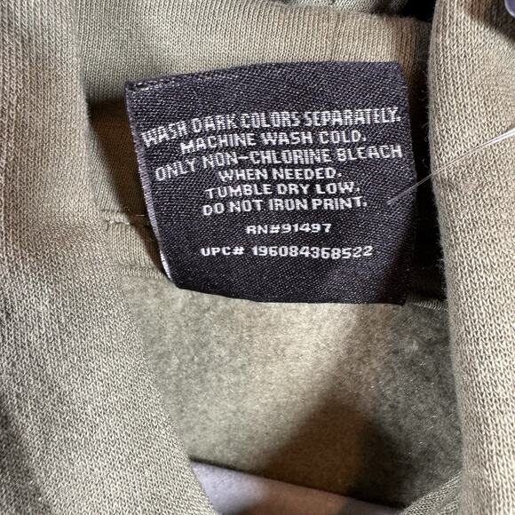 Realtree Outfitters NEW Mens XL Pullover Sweatshirt Hoodie Green Fleece Antlers - Picture 12 of 12